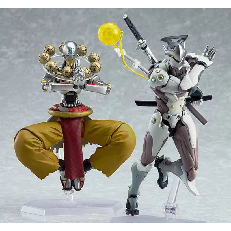 In Stock 100% Original Overwatch Figma Action Figures OW2 Genji Widowmaker Anime Figure PVC Collectible Model Toys Ornaments