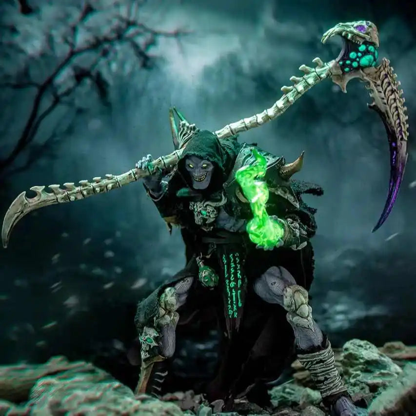 New In Stock Memory Toys Warcraft Necromancer Baron Scharmann Goblin Movable Model Metytoyz Undead Collection Toys Gifts