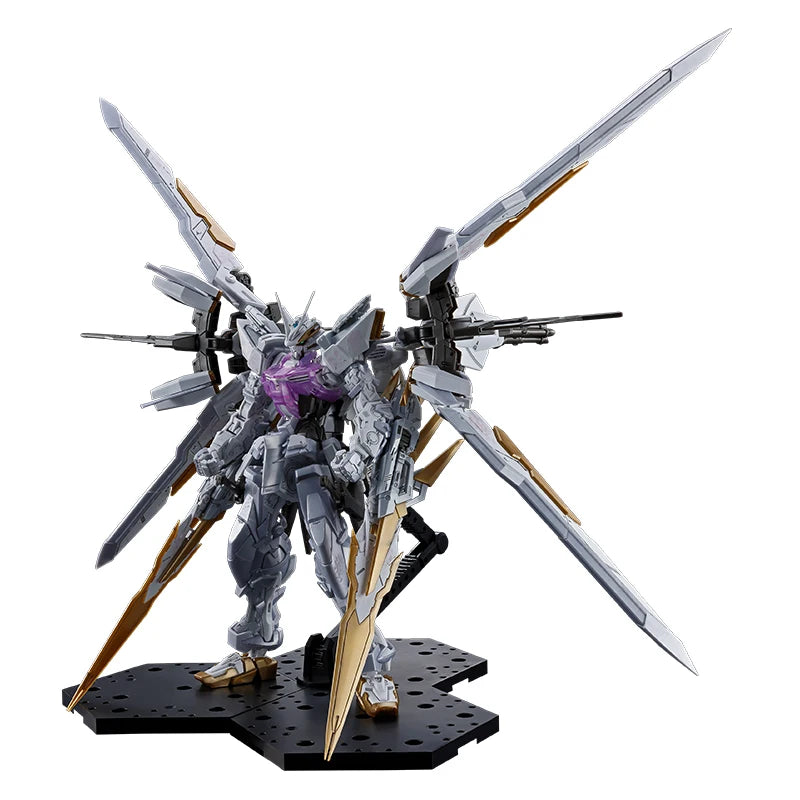 MG 1/100 Gundam Astray Black Rotten Wood BANDAI PB LIMITED Anime Robot Action Figure Assembly Model Cross Contrast Colors