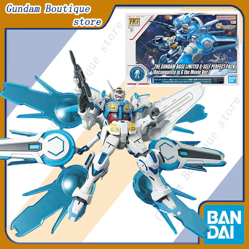 Bandai Genuine HG THE GUNDAM BASE LIMITED G-SELF PERFECT PACK [Reconguista in G The Movie Ver.] Anime Figure Assembly Model Toy
