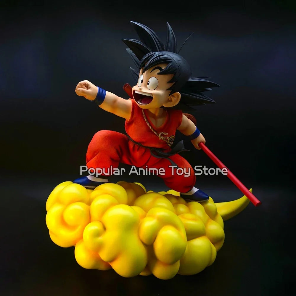 7.87in/20cm Anime Dragon Ball Figures Son Goku Somersault cloud Action Figures PVC Statue Collection Model Toys Christmas Gifts
