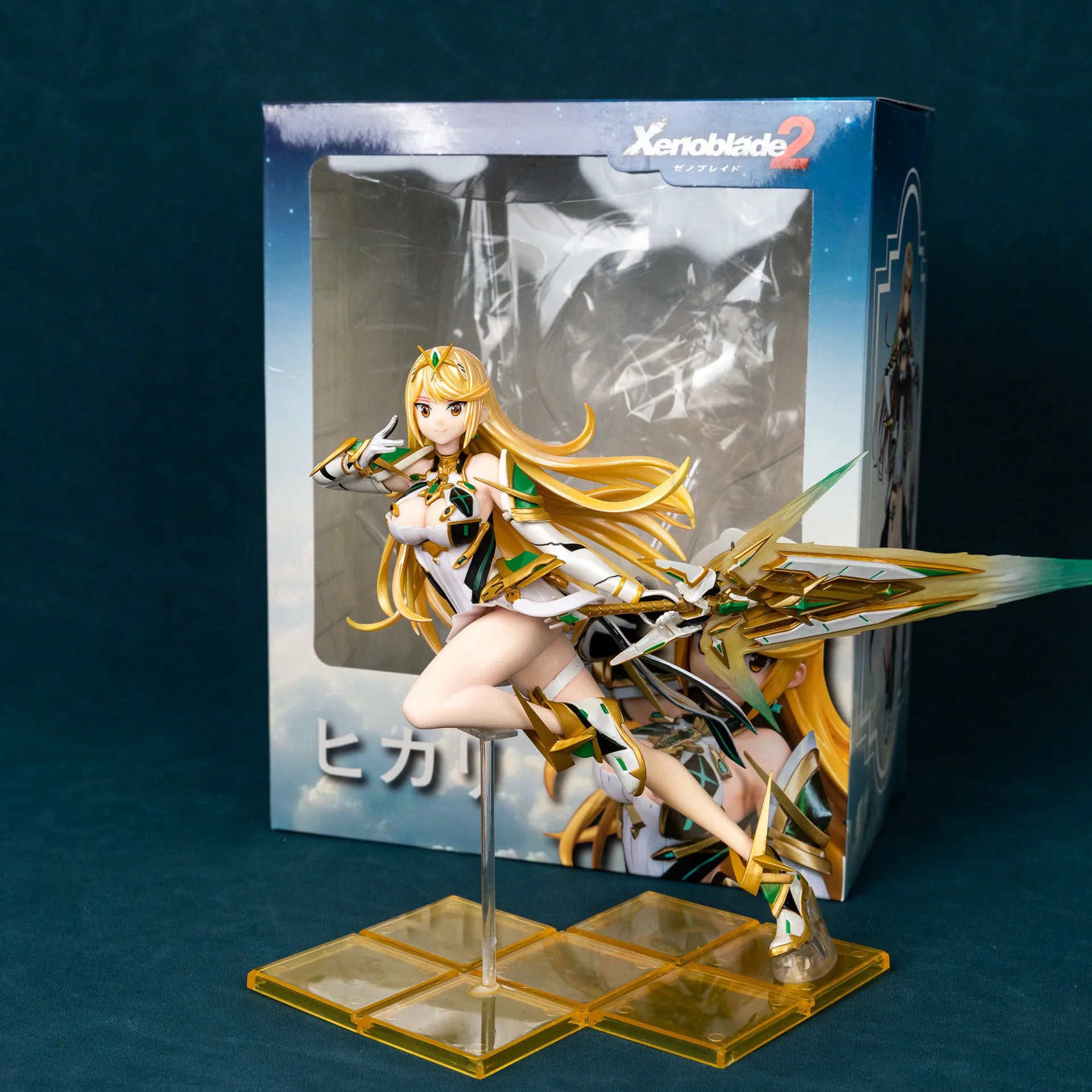 22 см Xenoblade Chronicles 2 Pyra and Mythra Game Girl Фигура Модел Статуя Момчета Колекция Декорация за плот Орнаменти Играчки Подаръци