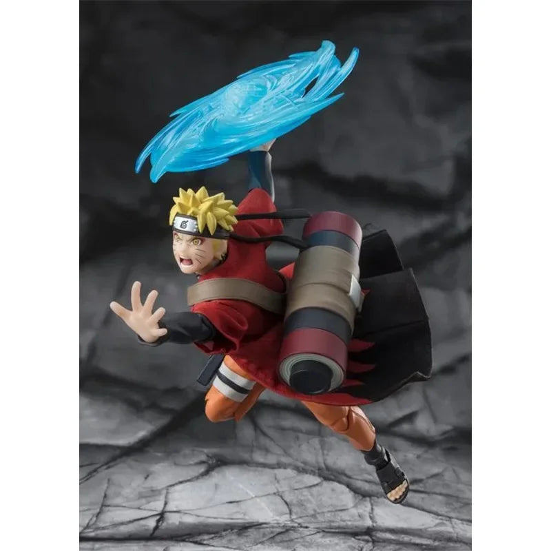 Original Bandai S.H.Figuarts SHF Uzumaki Naruto Sage Mode Savior of Konoha In Stock Anime Action Figures Model Toys