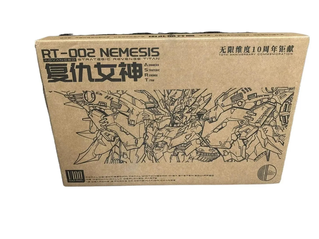 In Stock Infinite Dimension RT-002 NEMESIS 1/100 Assembling Model Mecha Model Pvc Toys IN ERA+ ADVANCED STRATEGIC REVENGE TITAN