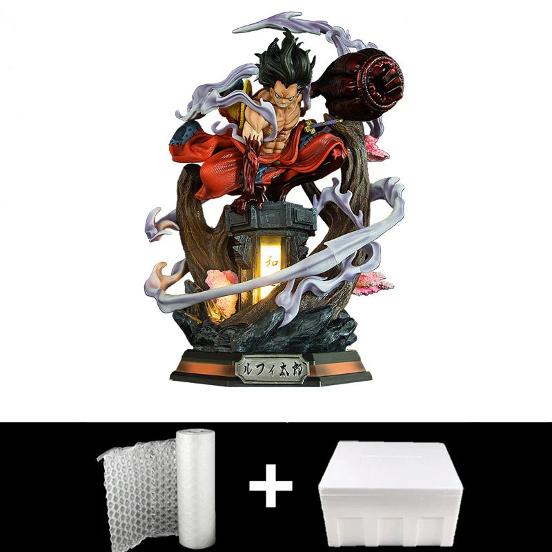 One Piece GK Anime Figur Modell Gear 4 Monkey D Luffy Actionfigur 24 cm Höhe Statue Sammlung Spielzeugpuppe Figma