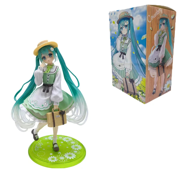 Judai Original TAITO Fashion Figure VOCALOID Hatsune Miku Country PVC Action Figure Model Doll Toys
