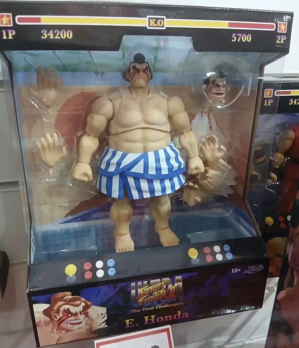 In Stock Street Fighter Akuma Street Fighter 2 Edmond Honda Sumo Collectible Model 6 Inch Articulated Action Figure