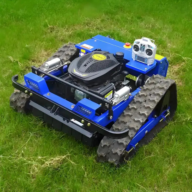 Direkt ab Werk CE/ISO-zertifizierter Verkauf Gartenraupen-Rasenmäher Benzin-Rasenmäher Ferngesteuerter Rasenmäher Roboter-Rasenmäher