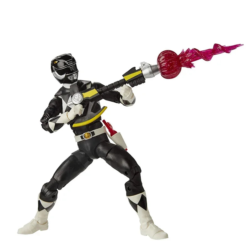 Hasbro Toys Power Rangers: Lightning Collection Mighty Morphin Black Ranger 6 inches Action Figure Model Ornament Toy Gifts