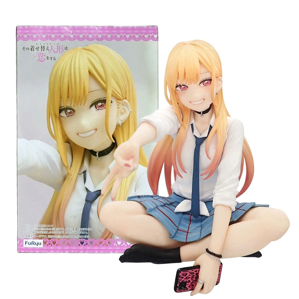 10CM Anime My Dress Up Darling Kitagawa Marin Nudelstopper Figur Modell Spielzeug Geschenk Actionfigur Für Kinder PVC Geschenk