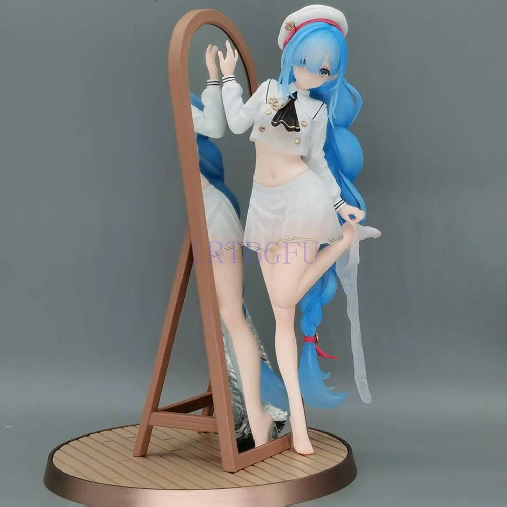 Original 19cm Azur Lane Janus Gift+ 1/8 Fear of Changing Clothes Anime Figures PVC Action Figure Toy Game Collectible Model Doll