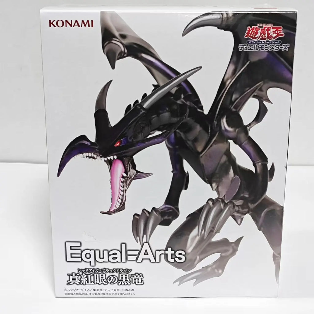 Original KONAMI Yu-Gi-Oh! Red-Eyes Black Dragon Blue-Eyed White Dragon Equal-Arts  Anime Action Figures Model Figurine Toys