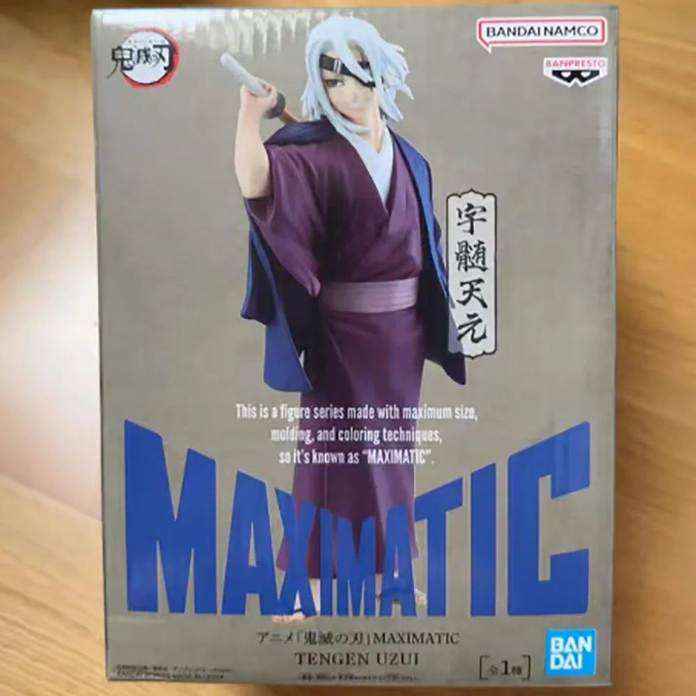 100%Original in Stock Bandai Spirits Banpresto Maximatic Kimetsu No Yaiba Uzui Tengen Kimono Ver.Anime Figure Model Decoration