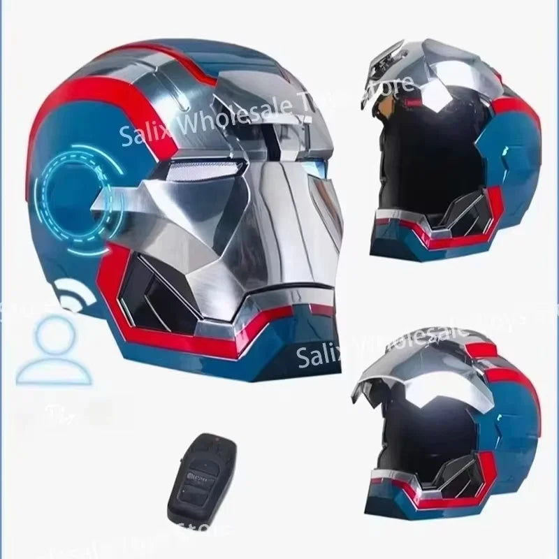 Iron Man Mk5 Helmet War 1:1 Machine Avengers Cosplay Electric Open Close Chinese English Voice Remote Control Gifts Customized