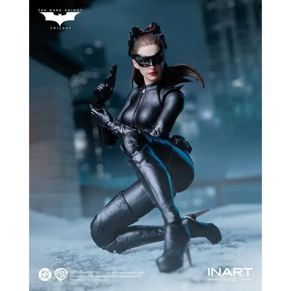 In stock INART 1/12 Batman The Dark Knight Rises Catwoman Bale Eternal Fight Hero 6Inch Action Figure Model Collection Gifts