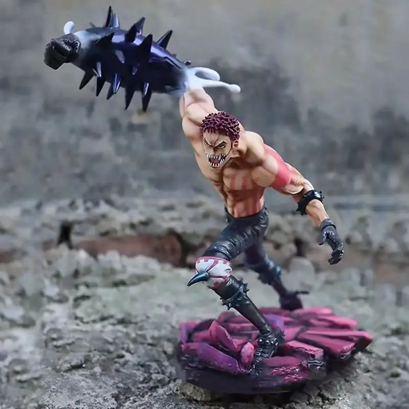 23cm One Piece Figure Charlotte Katakuri Anime Peripheral Cartoon Toys Model PVC GK Statue Figurine Doll Decora Collection Gifts
