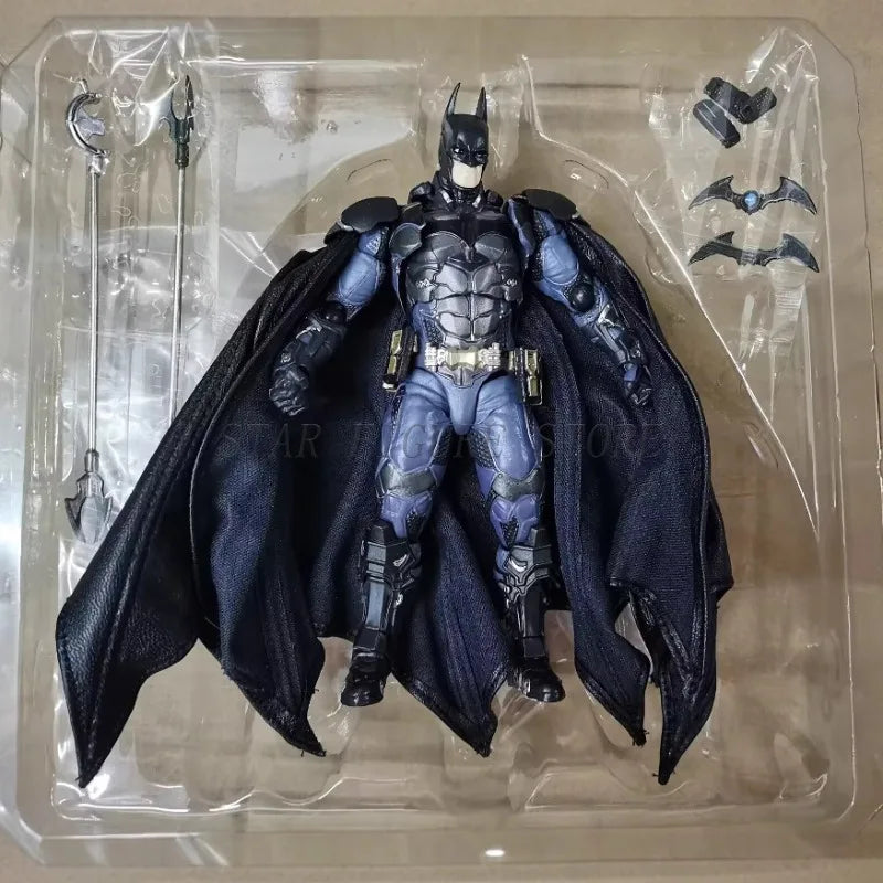 Erstaunliche Yamaguchi Arkham Knight Actionfigur Anime Bewegliches Sammlermodell Revoltech Arkham Asylum Bruce Wayne Figur Spielzeug