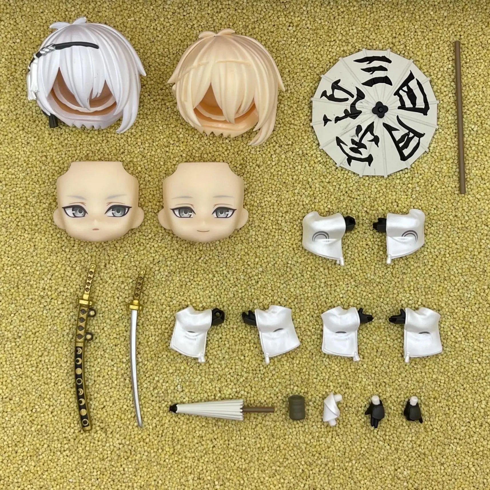 sanriyuezongjin GSC Clay Man Face doll face hair doll accessories