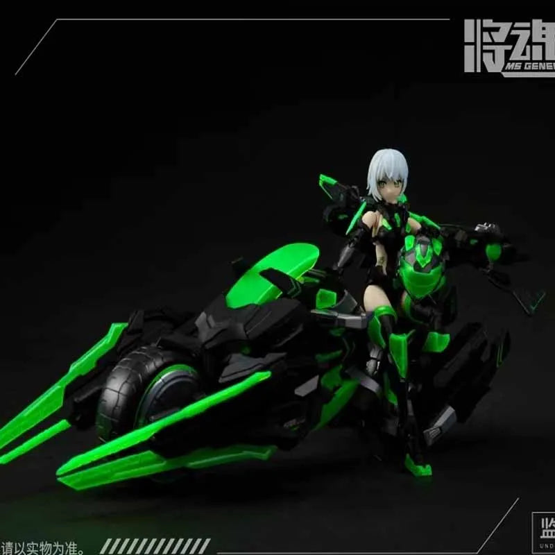 MECHA PIG  Original Model Kit  MS GENERRL  Ma Chao - Qiang Liang Anime Action Figure Assembly Model Toy for Boys Girls Foam Box