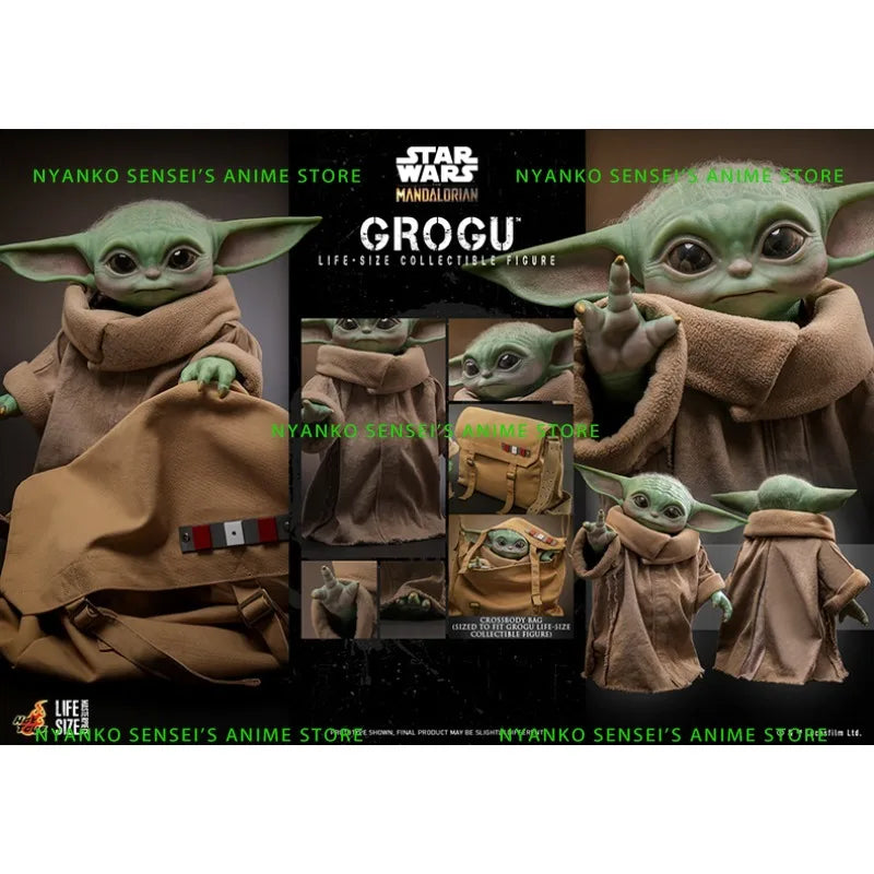In Stock Hot Toys The Mandalorian Grogu 1:1 Scale 37.5cm Collectible Figure Anime Models Toy Doll Gift
