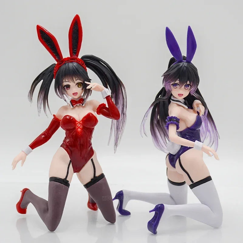 21cm Date A Live V Kurumi Tokisaki Anime Girl Figure Date A Bullet Yatogami Tohka/Mio Takamiya Action Figure Model Doll Toy Gift