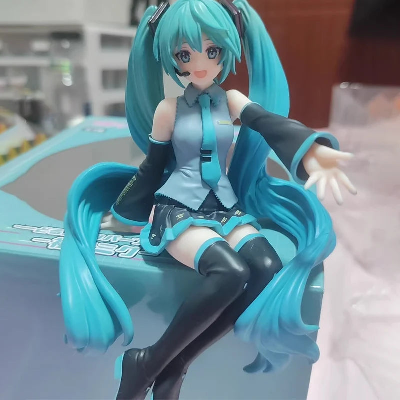 Original Furyu Hatsune Miku Noodle Stopper Anime Figure Nardack Ver Action Figure Toys Pvc Model Collection Doll Gift