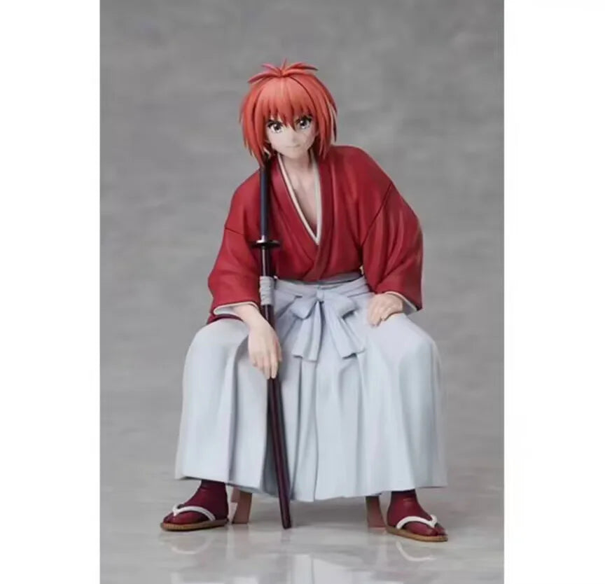 15.5cm 2025 Promotional lowest price Japanese original anime figure HIMURA KENSHIN action figure collectible model toys for boys