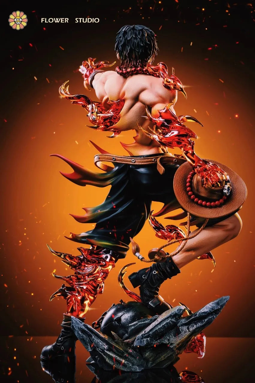 One Piece Figure Ace Figures Portgas·D· Ace Action Statue Pvc Gk Model Collection Doll Desktop Decoration Toys Birthday Gift