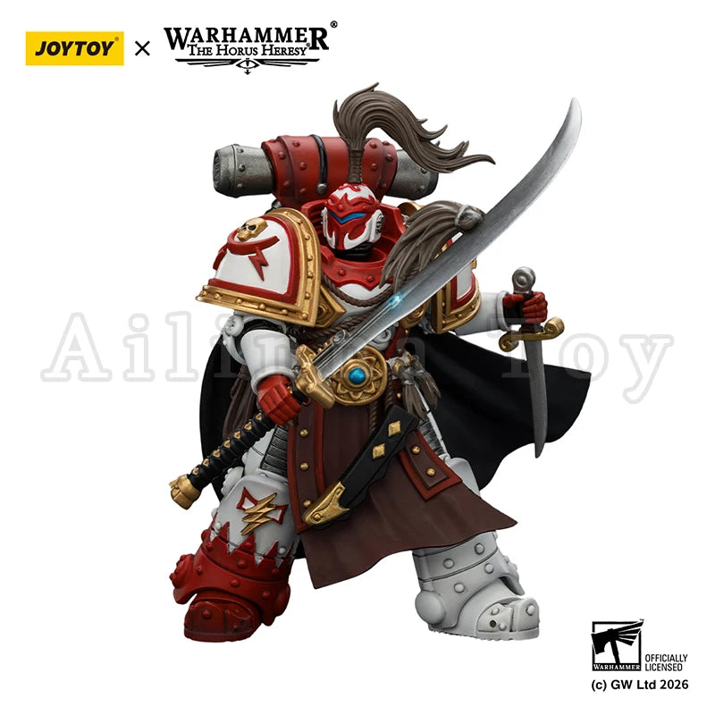 [Pre-Order]JOYTOY 1/18 Action Figure 40K White Scars Qin Xa Hibou Khan Contemptor Dreadnought Anime Model Collection Toy
