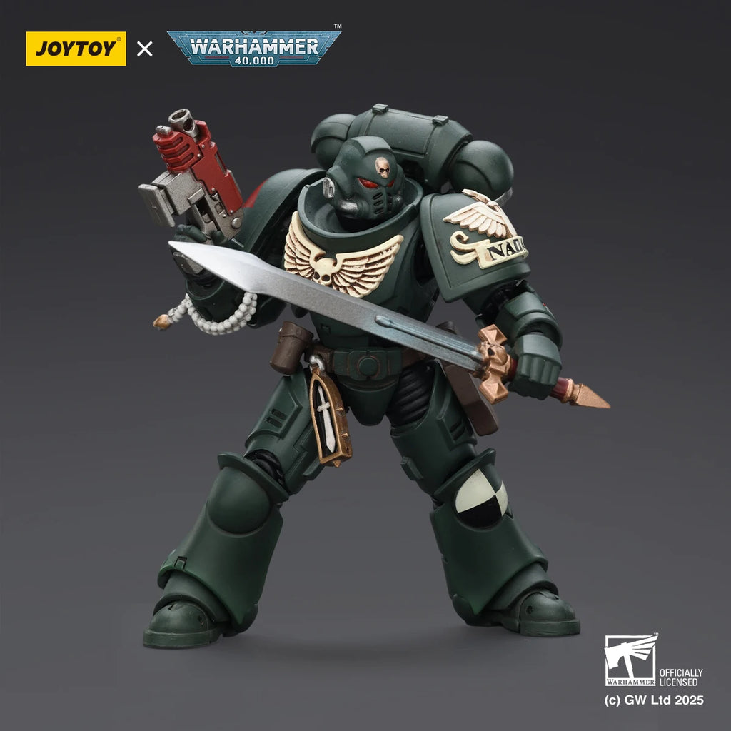 [Pre-Order]JOYTOY 1/18 Action Figure Warhammer 40K Dark Angels  Intercessors Brother Nadael Brother Asharr Model Toys Collection