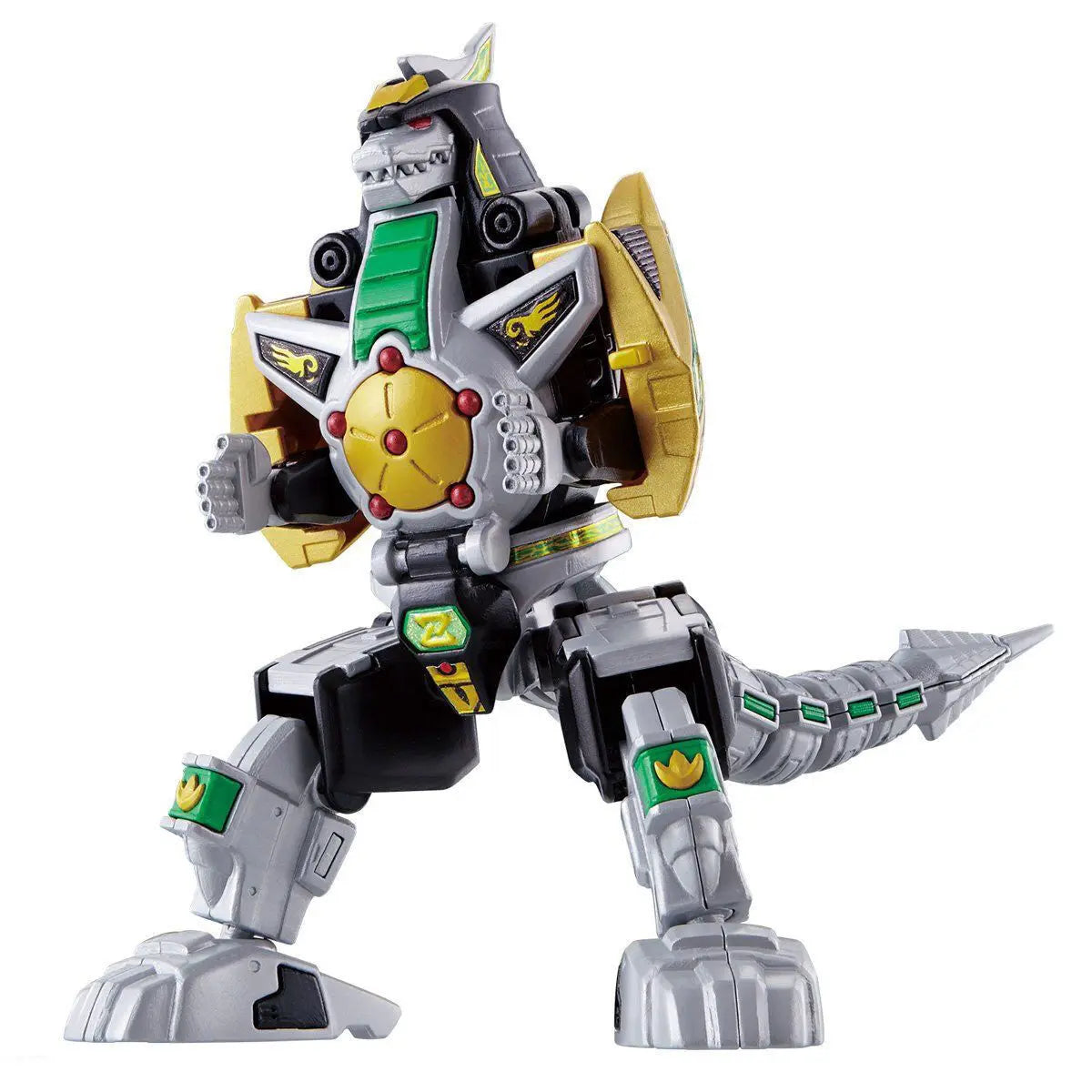BANDAI Original Super Minpla SMP Mighty Morphin Megazord Rangers Anime Momel Action Figures Assemble Model Kit