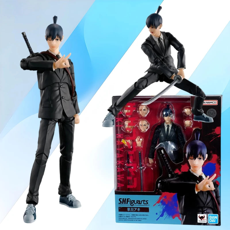 S.H.Figuarts SHF Chainsaw Man Aki Hayakawa Model Kit SHF PVC about 14.5cm Action Figures Model Toys Figurine Gift for Children