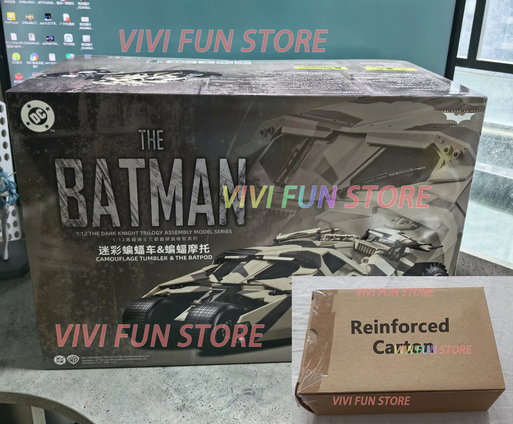 In Stock MODOKING The Dark Knight Batman Camouflage THE TUMBLER & THE BATPOD Assembling Movable Model 1/12 Original