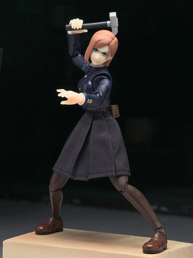 1/12 Кугисаки Нобара Аниме Жена Войник Мини Пола Играчки Дрехи Аксесоар За Джуджуцу Кайсен 6 инча Shf Фигурка Декорация