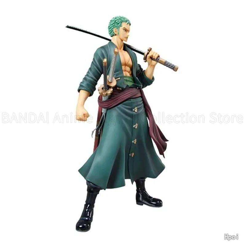 In Stock Original MegaHouse Portrait of Pirates ONE PIECE "Sailing Again" Roronoa Zoro Anime Characters Models Ornaments