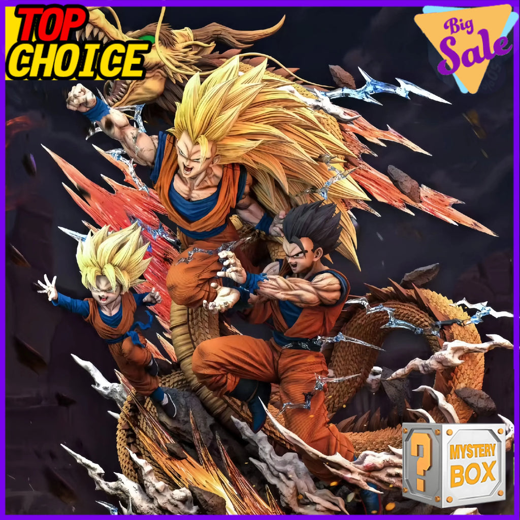 Dragon Ball Z Anime Figure Mystery Box 12pcs Random Gacha Capsule Toys Super Saiyan Goku Vegeta Majin Buu Cell Frieza Piccolo