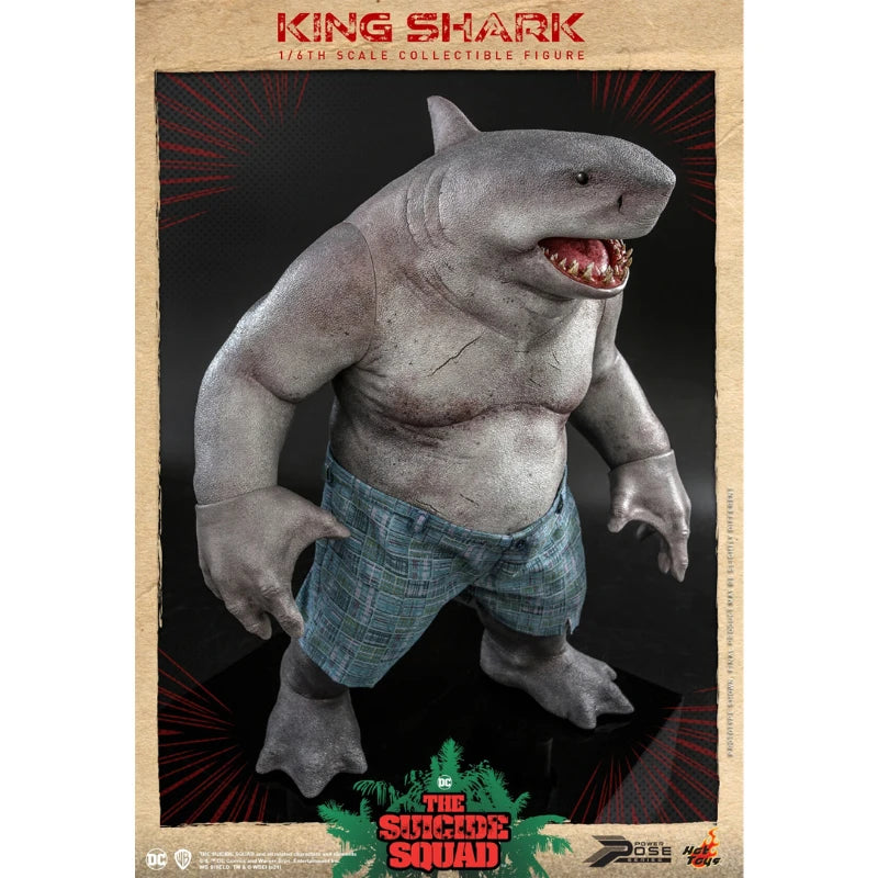 In Stock Hottoys PPS006 King Shark 1/6 Animation Action Figure Toy Gift Model Collection Hobby