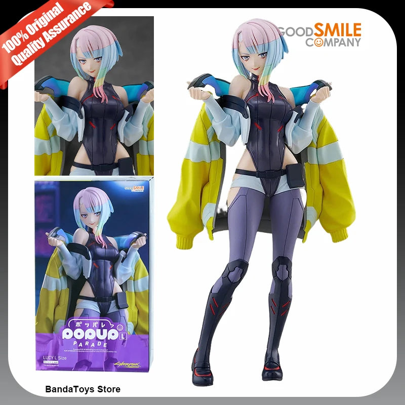 In Stock 100% Original GSC Pop Up Parade Lucy L Size C yber punk 2077 Anime Action Collection Figures Model Toys