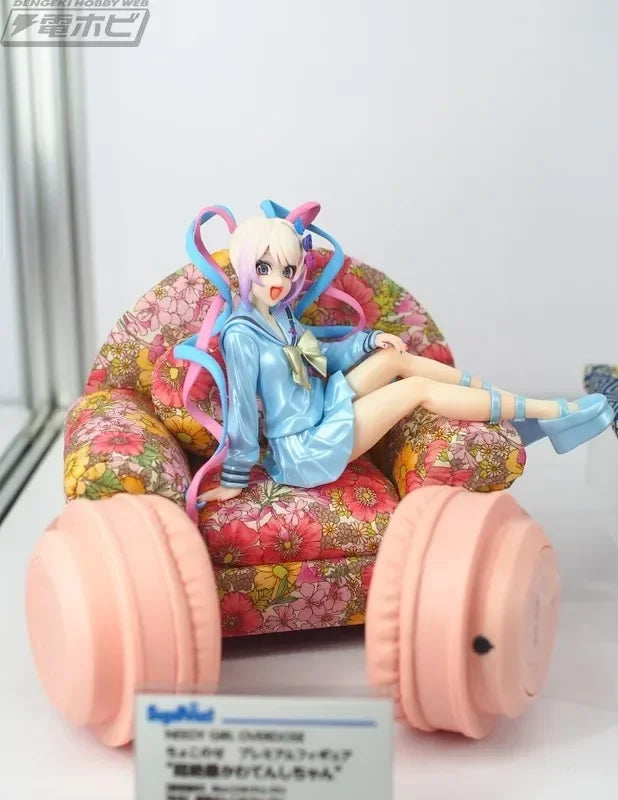 Original Sega Needy Girl Overdose Chokonose Premium Figure Chouzetsu SaiKawa Tenshi Chan Anime Action Model Toys Gift In Stock