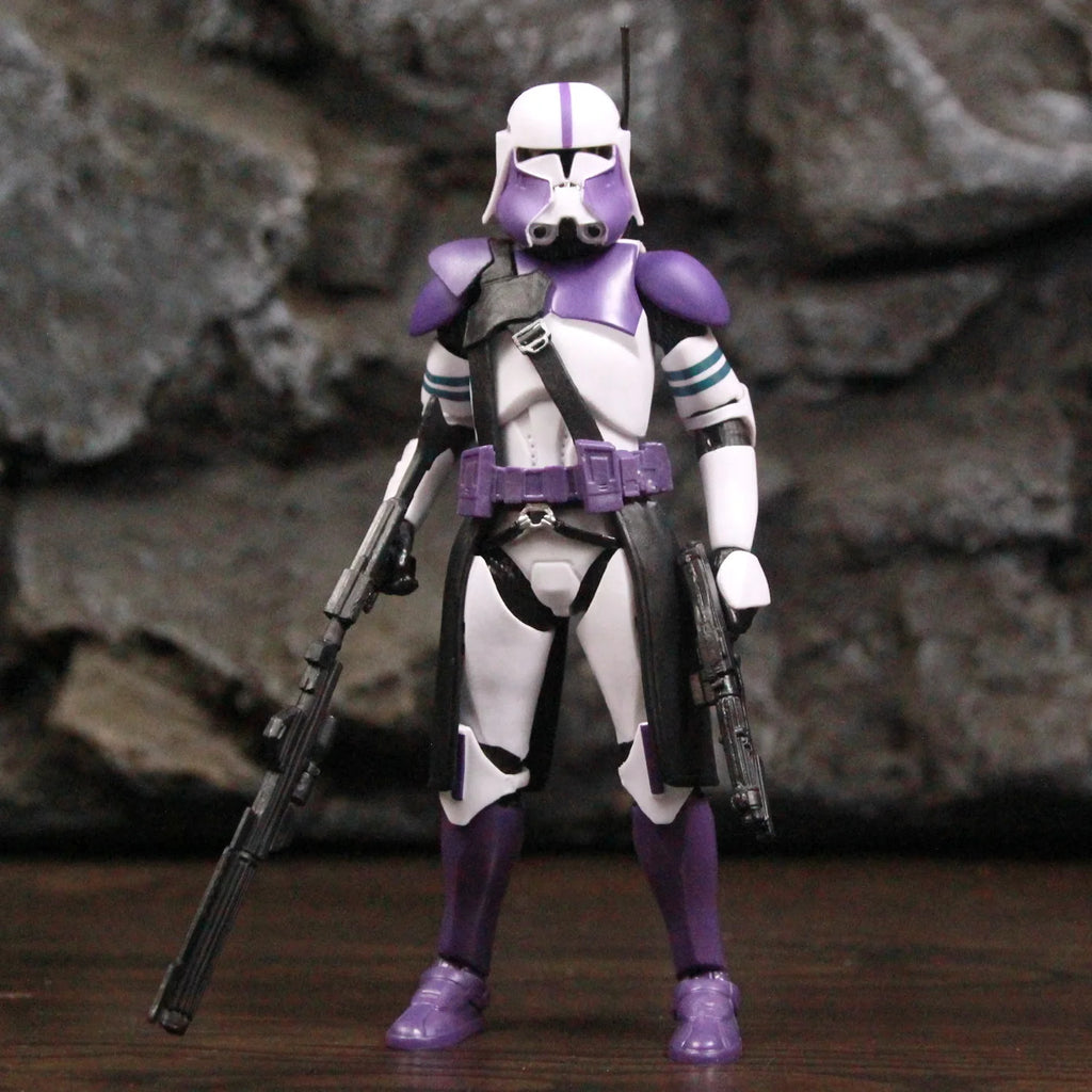 New Body 187th Legion Purple Phase II P2 ARF Trooper Commander Scout 6" Action Figure Mace Windu Republic Grand Army Clone Toys