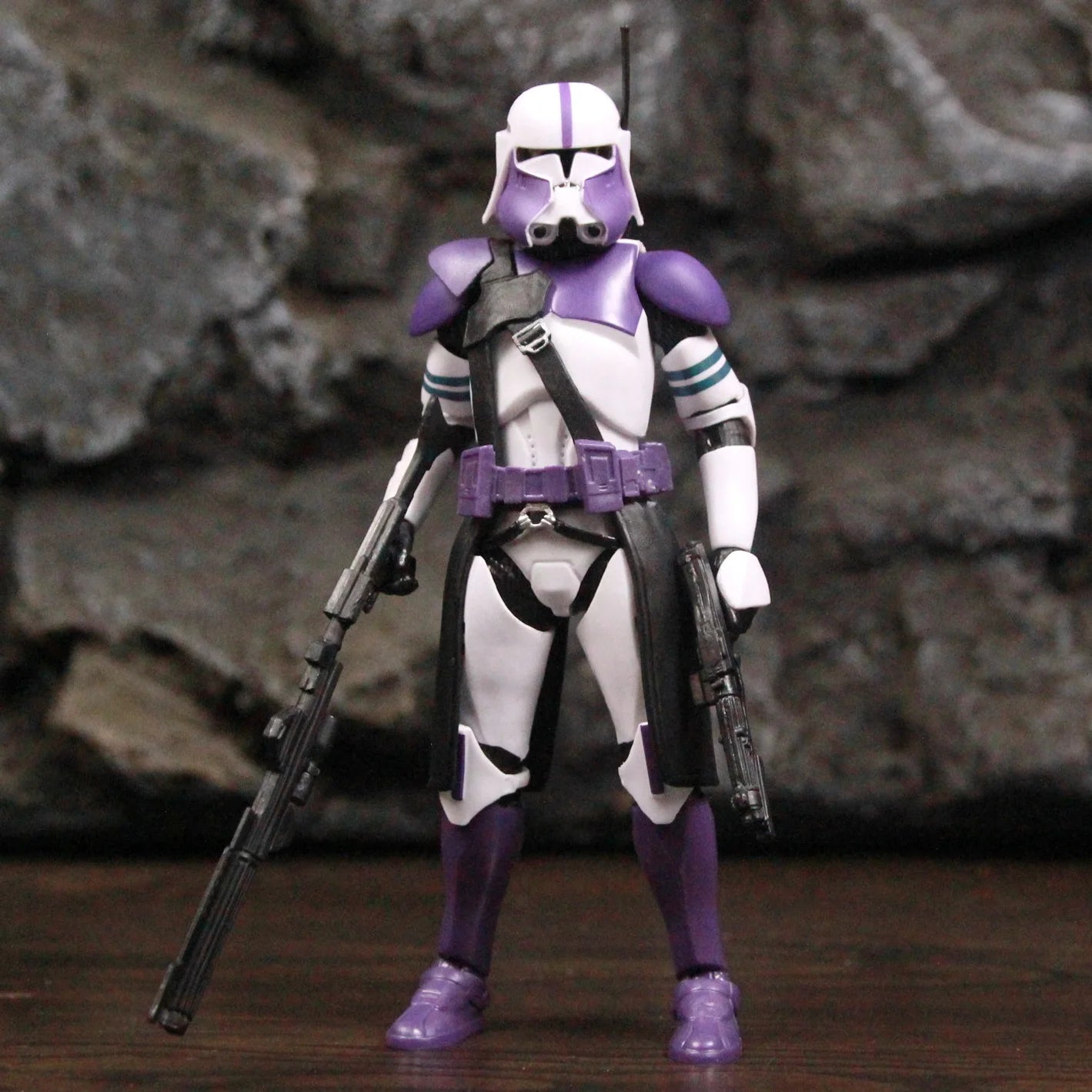New Body 187th Legion Purple Phase II P2 ARF Trooper Commander Scout 6" Action Figure Mace Windu Republic Grand Army Clone Toys