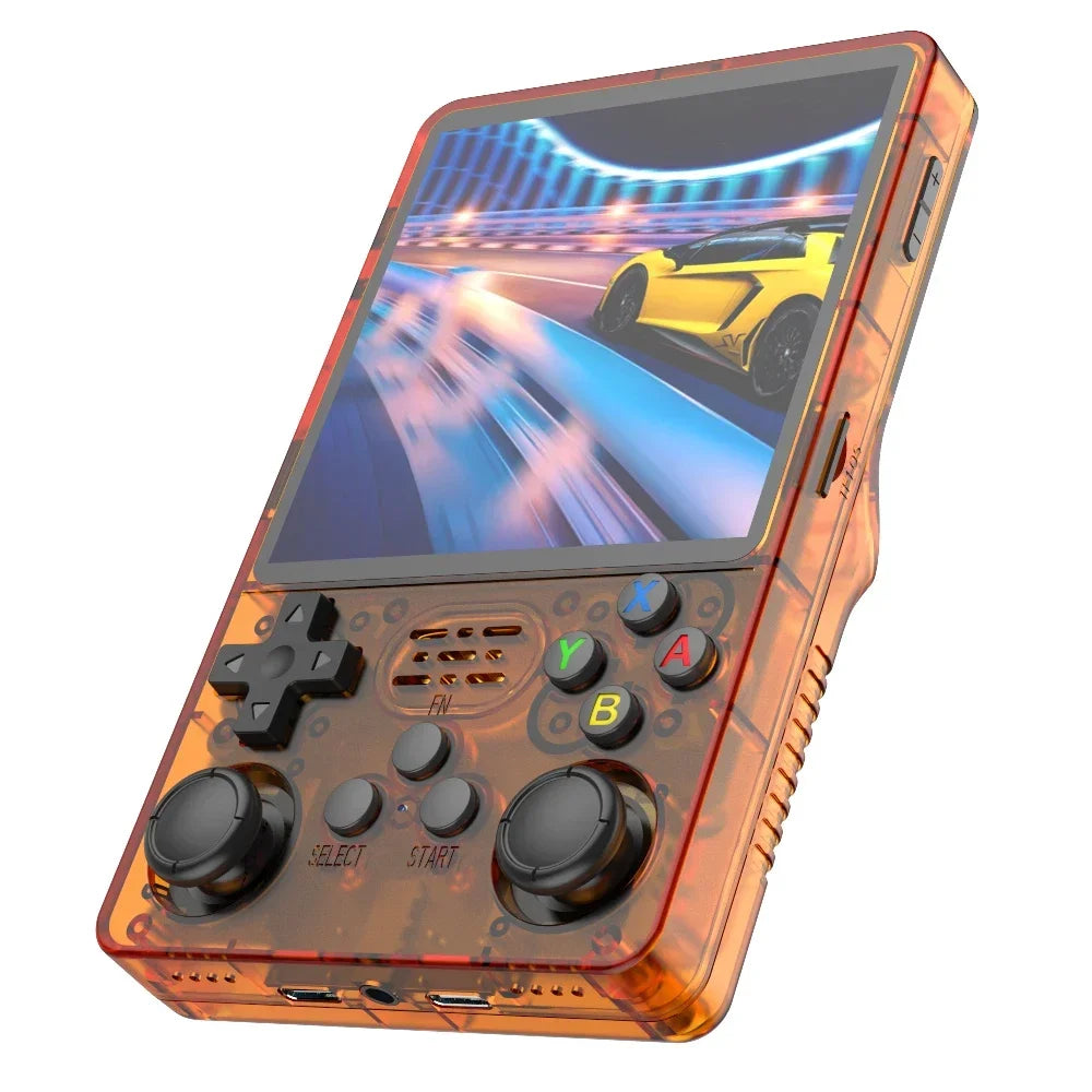 R36 Plus Retro Handheld Game Console Linux 64-bit System 4" IPS Screen RK3326