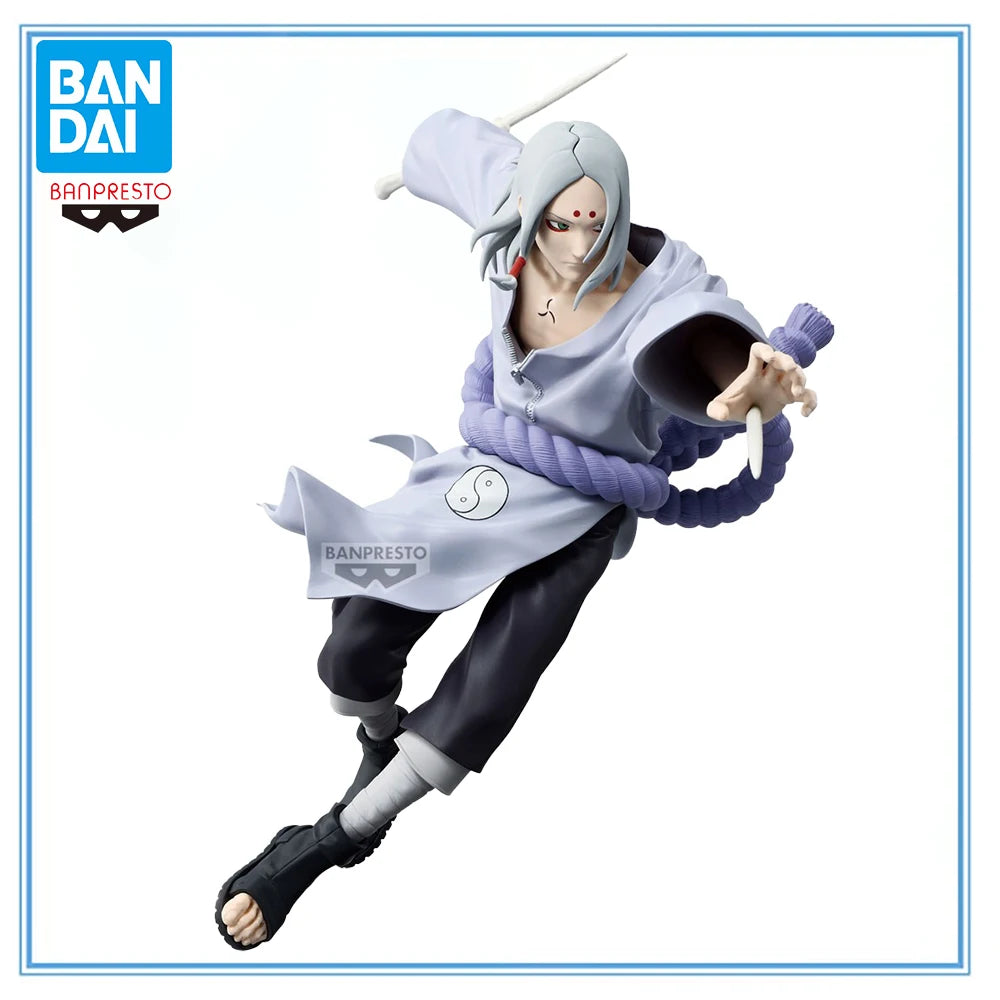 100% Original Bandai Spirits BANPRESTO Vibration Stars Naruto Kimimaro Collection Series Anime Figure Model Decoration