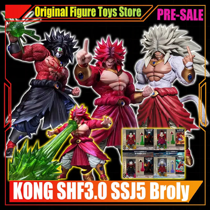 Beast God & Kong Model Broly SSJ5 MA08L/09/10/11 Super Saiyan 5 Dragon Ball SHF NORSE GOD: SKOLL Action Figure Anime Model Toy