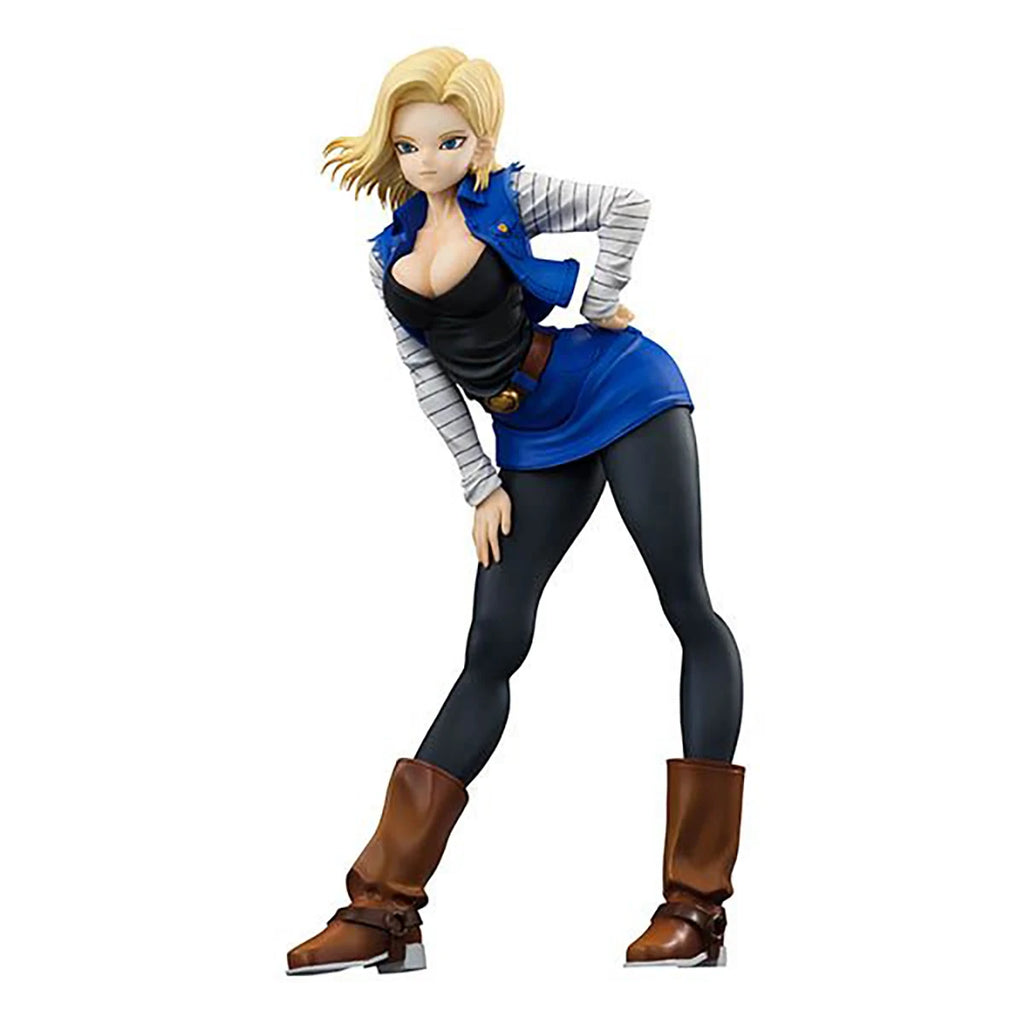 100% Original in Stock MegaHouse Dragon Ball Gals Dragon Ball Z Android 18 Model Toys Anime Figure Collection Series Model Toys