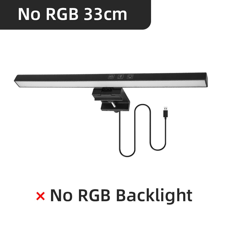 LED Monitor Light Bars Computer Lamps Screen Hanging Light Stepless Dimming PC Monitor Lamp for Gaming Office Study Bedroom