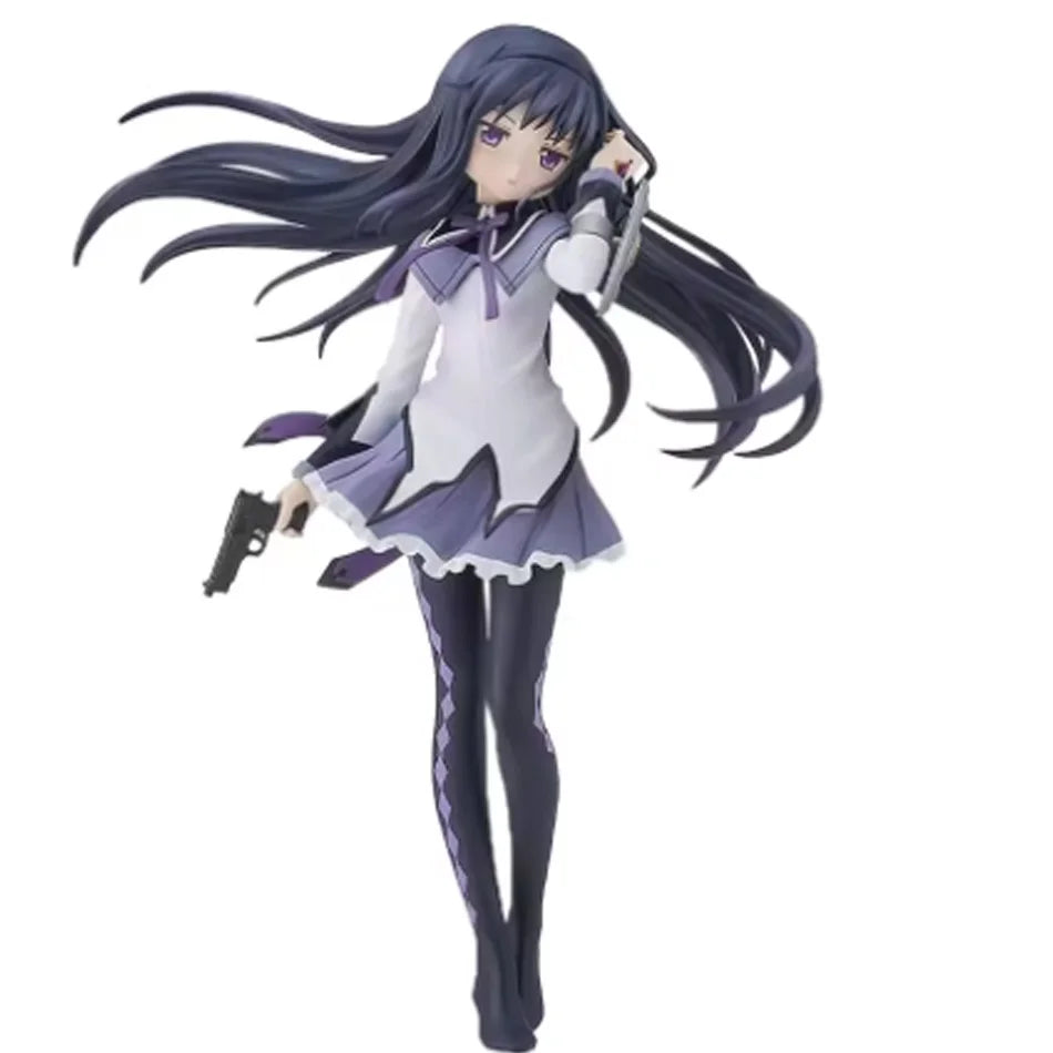 17cm PMMM Magical Girl Anime Figure Kaname Madoka Action Figure Kawaii Akemi Homura Figurine Cute Loli Collection Model Toy Gift