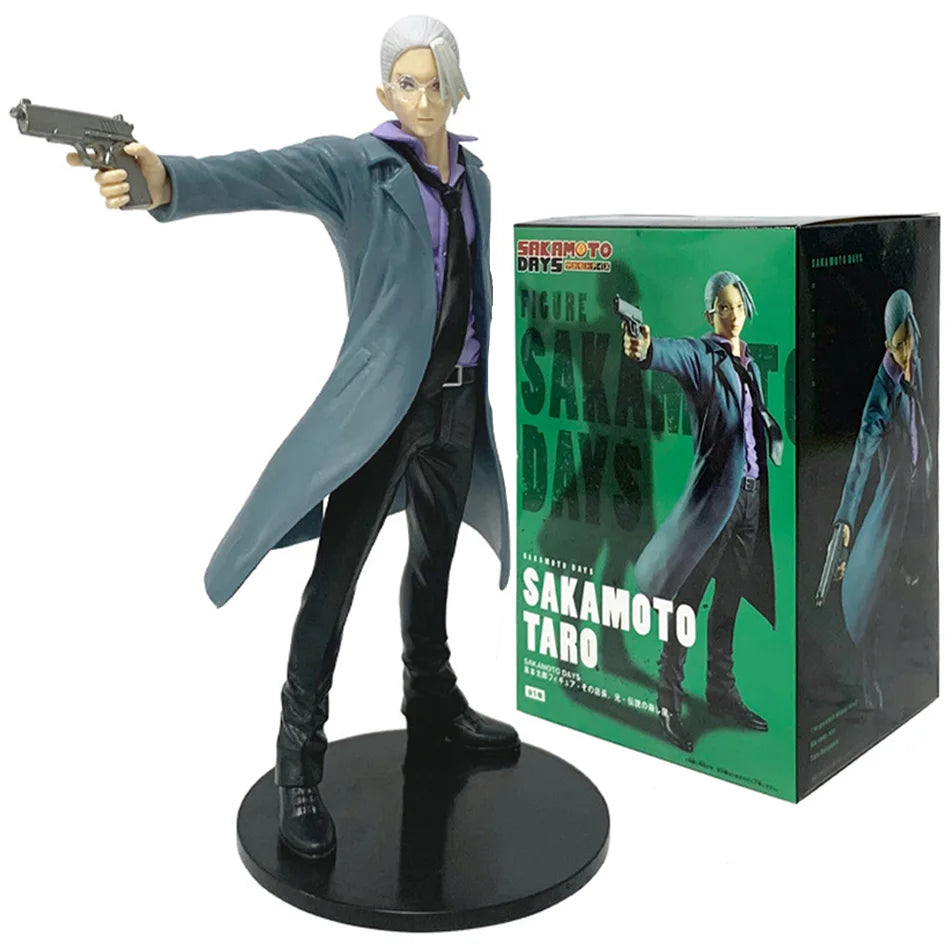 Anime SAKAMOTO DAYS Figure Toys 21CM Taro Sakamoto Shin Asakura Action Figural Dolls PVC Model Collection Ornament Toy Gift Hot