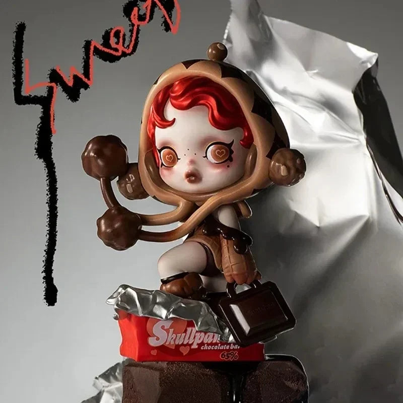 POP MART SKULLPANDA Кажи ми какво искаш серия Blind Box играчки Kawaii аниме екшън фигурка изненада мистериозна кутия кукли момичета подарък