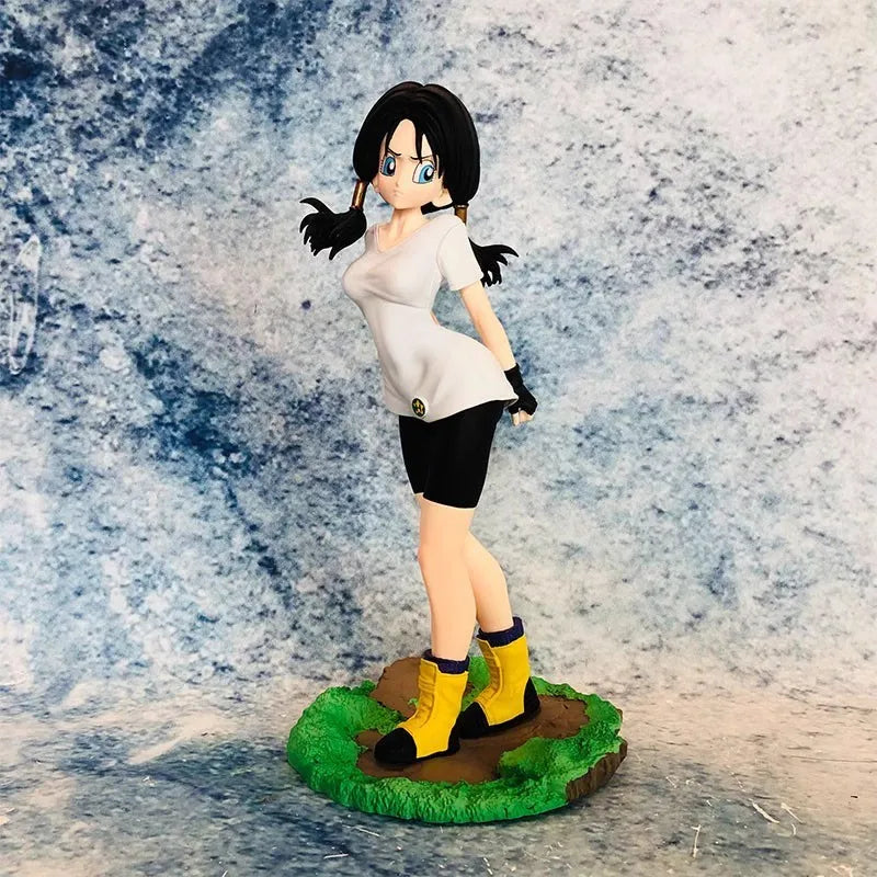 【IN STOCK】28cm Dragon Ball Anime Figure Videl Figures Hercule daughter figurine PVC Statue Collection Model Toy Gift